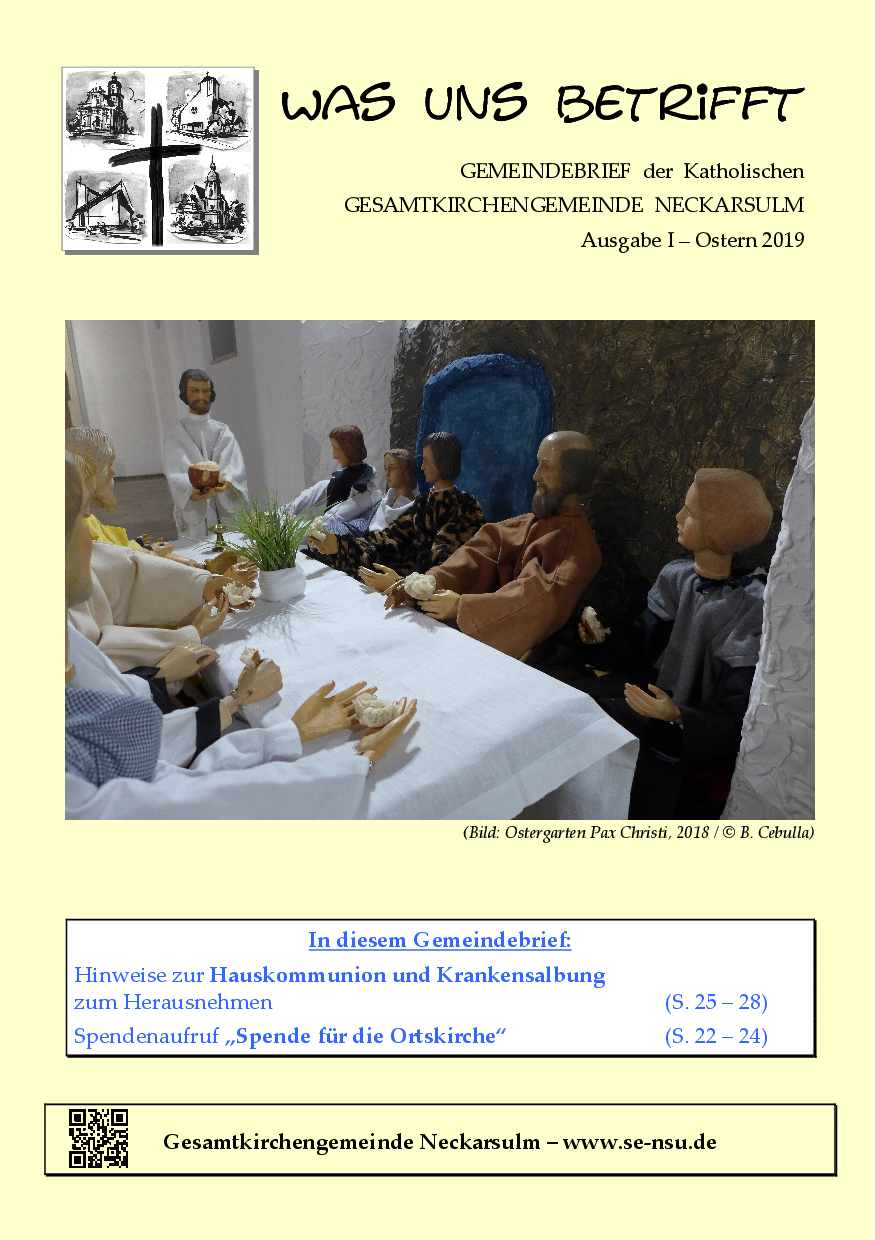 Deckblatt I 2019 Gemeindebrief